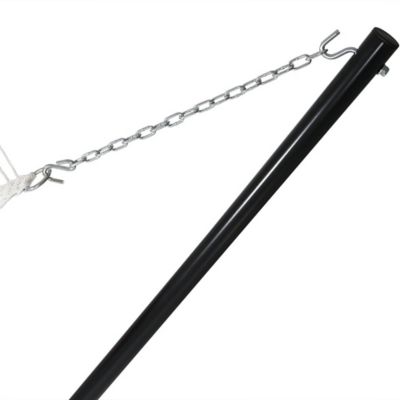 Image showing  Quilted Fabric Spreader Bar Hammock, Stand & Detachable Pillow, 400 lb. Weight Capacity/15 ft. Stand, Ocean Isle