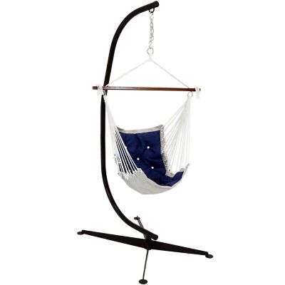 Sunnydaze Decor Tufted Victorian Hammock Swing with Stand