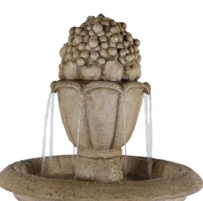 Image showing  61 in. 3-Tier Outdoor Cornucopia Water Fountain, 55.6 lb., 5 gal. Capacity