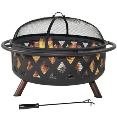 Sunnydaze Decor 36 in. Crossweave Wood-Burning Fire Pit We used it for a small outdoor Bridal Shower and it was
                  perfect