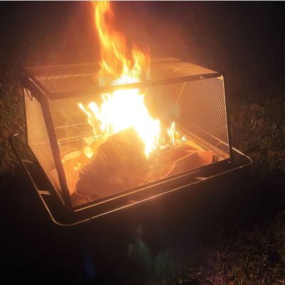 Image showing 6 th Sunnydaze Decor 36 in. Northland Grill Wood-Burning Fire Pit with Protective Cover