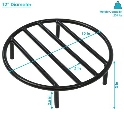 Image showing  12 in. Round Outdoor Fire Pit Grate