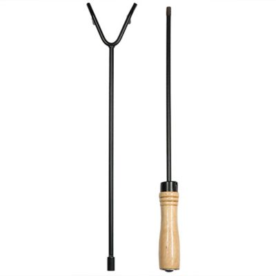 Image showing  Outdoor Steel Log Poker with Wooden Handle, 32 in.