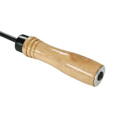 Image showing  Outdoor Steel Log Poker with Wooden Handle, 32 in.