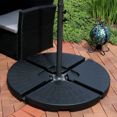 Image showing  Water/Sand Offset Cantilever Umbrella Base Plate Weight Set