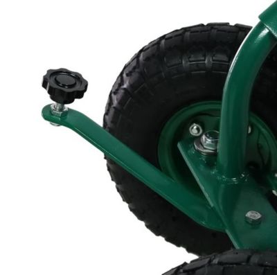 Sunnydaze Decor Rolling Garden Cart With Steering Handle Swivel Seat Basket Qh Crs015 Gn 1593775 At Tractor Supply Co