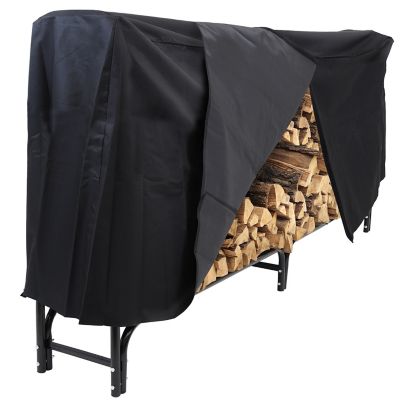 8ft firewood rack discount cover