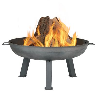 Sunnydaze Decor 30 in. Cast-Iron Wood-Burning Fire Pit Bowl