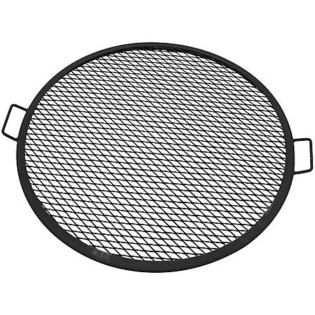 Sunnydaze Decor 30 in. X-Marks Outdoor Fire Pit Cooking Grill Grate