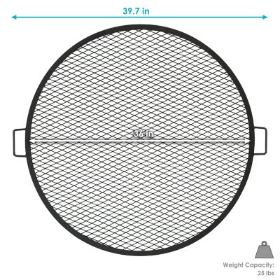Outdoor Fire Pit Cooking Grill Grate, Sunnydaze Fire Pit X Marks Cooking Grill