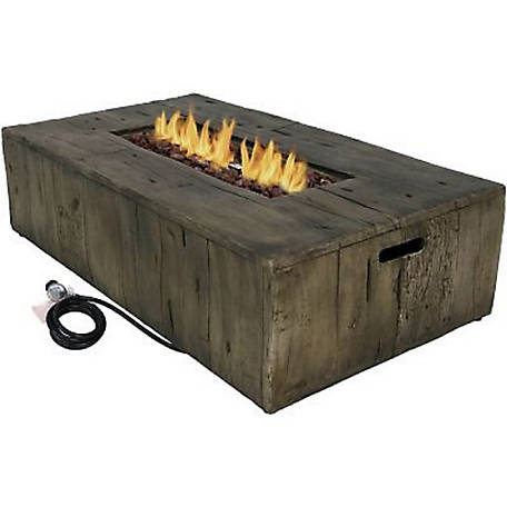 Sunnydaze Decor 48 In Rustic Outdoor, Fire Pits Outdoor Propane