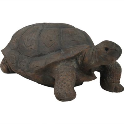Sunnydaze Decor Indoor/Outdoor Lifelike Large Todd the Tortoise Patio Garden Yard Entryway Decorative Statue - 30 in., XCA-11258