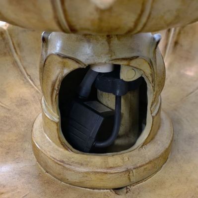 Image showing  Classic Tulip 3-Tier Outdoor Water Fountain - 46 in. H - Garden Stone, XCA-131502GDS