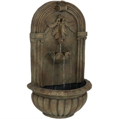 Sunnydaze Decor Florence Outdoor Wall Fountain - Florentine, XCA-132146003-FS