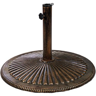iron umbrella base