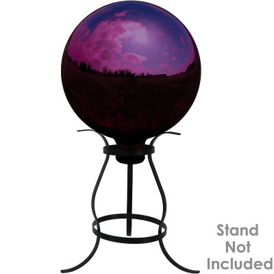 Image showing  Merlot Mirrored Surface Gazing Ball Globe, 10 in., Set of 2, ZIB-489-2PK