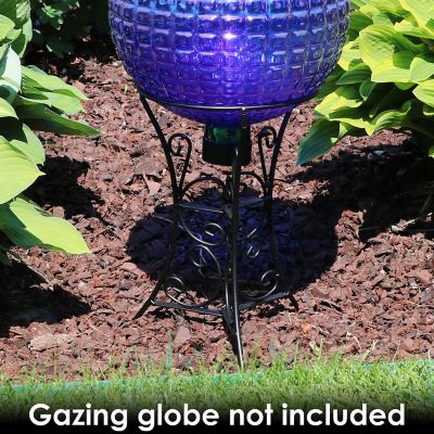 Image showing  11 in. Decorative Scroll Outdoor Gazing Ball Stand