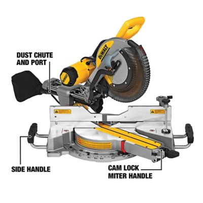 Image showing  15A 12 in. Double Bevel Slide Compound Miter Saw