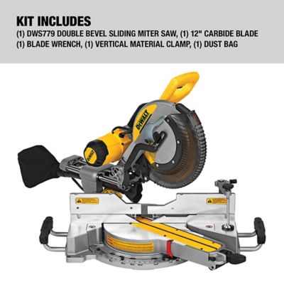 Image showing  15A 12 in. Double Bevel Slide Compound Miter Saw