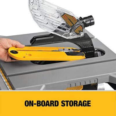 Image showing 6 th DEWALT 8-1/4 in. 15A Compact Jobsite Table Saw