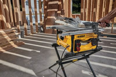 Image showing 7 th DEWALT 8-1/4 in. 15A Compact Jobsite Table Saw