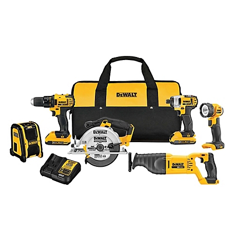 DeWALT DCK620D2 20V Max Lithium-Ion Compact 6-Tool Combo Kit at Tractor  Supply Co.