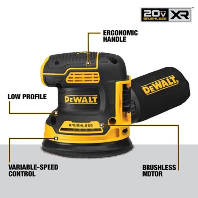 Image showing  5 in. 20V MAX Brushless Random Orbital Sander, Tool Only