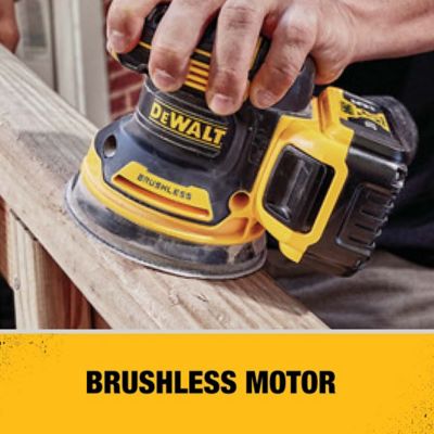 Image showing 9 th DEWALT 5 in. 20V MAX Brushless Random Orbital Sander, Tool Only