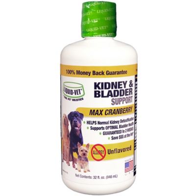 Liquid-Vet K9 Kidney and Bladder Support Supplement for Dogs, Unflavored, 32 oz.
