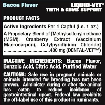 Image showing  K9 Teeth and Gums Support Bacon Flavor Dog Dental Supplement, 32 oz.