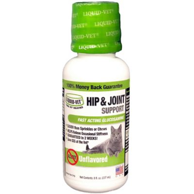 Liquid-Vet Feline Unflavored Hip and Joint Support Formula for Cats, 8 oz.