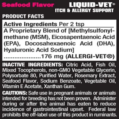 Image showing  Feline Itch and Allergy Support Seafood Flavor Formula for Cats, 8 oz.