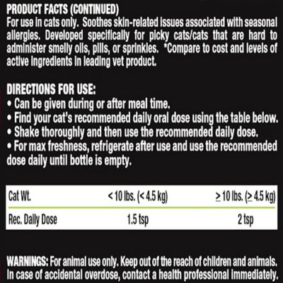 Image showing  Feline Itch and Allergy Support Seafood Flavor Formula for Cats, 8 oz.