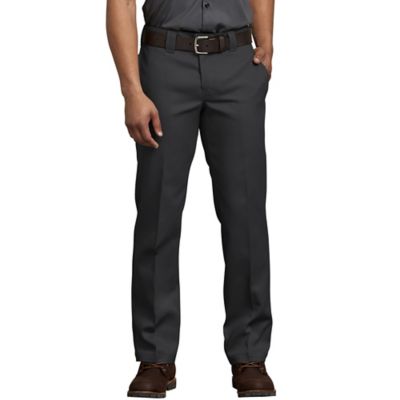 Dickies Men's Slim Fit Mid-Rise Flex Straight Leg Work Pants