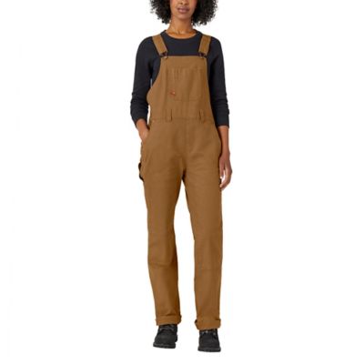 Dickies Women's Double-Front Duck Bib Overalls