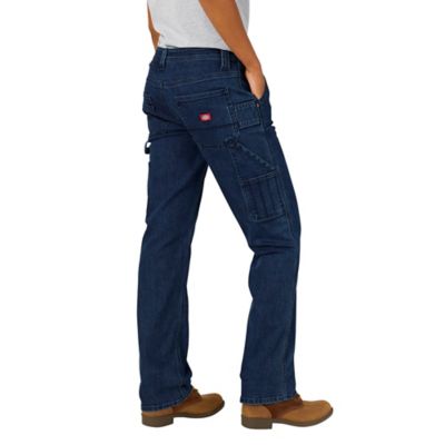 Image showing  Women's Relaxed Fit Mid-Rise Carpenter Denim Work Pants