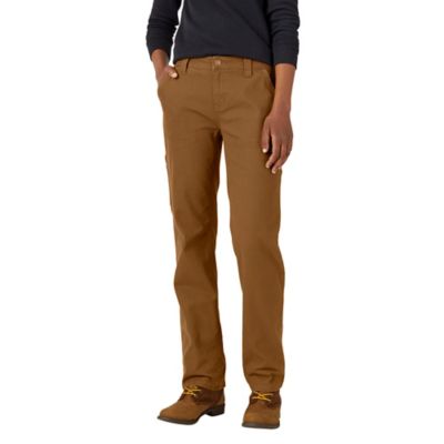 Dovetail Workwear Anna Taskpant Khaki Canvas Pants at Tractor