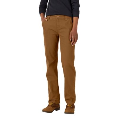 Image showing  Women's Relaxed Fit Mid-Rise Carpenter Duck Work Pants