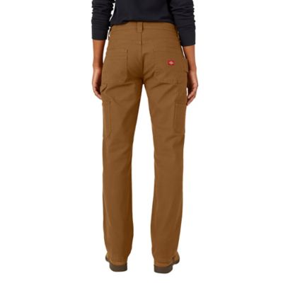 Image showing  Women's Relaxed Fit Mid-Rise Carpenter Duck Work Pants