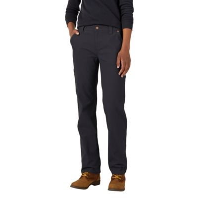 Dickies Women's Relaxed Fit Mid-Rise Carpenter Duck Work Pants