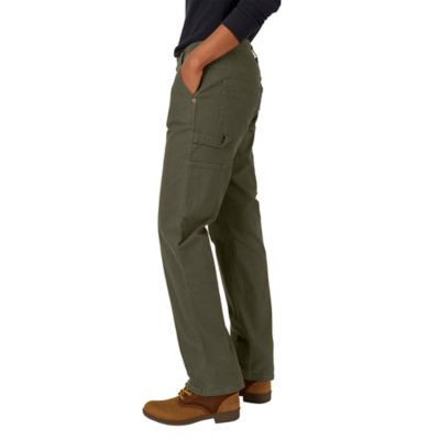 Image showing  Women's Relaxed Fit Mid-Rise Carpenter Duck Work Pants