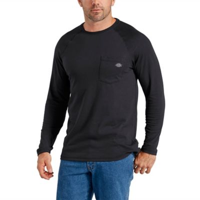 Dickies Men's Cooling Temp-iQ Performance Crew Neck Long-Sleeve T-Shirt