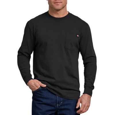 Dickies Men's Heavyweight Crew Neck Long-Sleeve T-Shirt