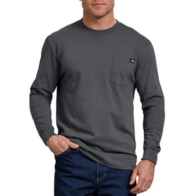 Dickies Men's Heavyweight Crew Neck Long-Sleeve T-Shirt