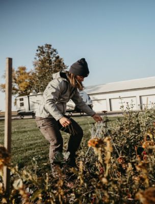 Image showing 6 th Berne Women's Relaxed Fit Flex Softstone Double-Front Duck Work Pants