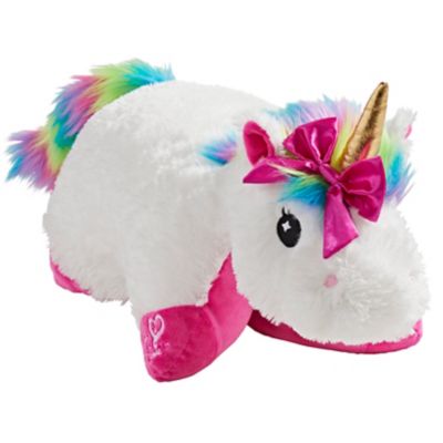 unicorn stuffed animal pillow