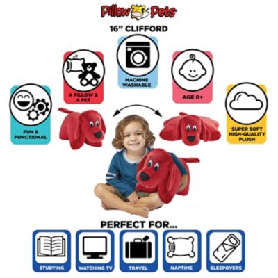 Image showing  Clifford the Big Red Dog Stuffed Animal Plush Toy, 16 in.