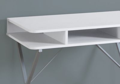 Image showing  31 in. Computer Desk, White/Silver