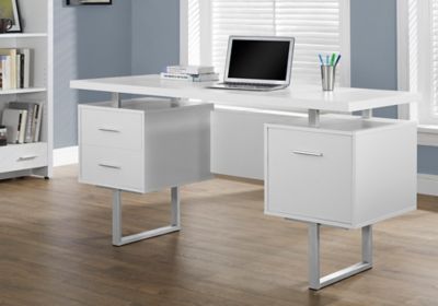 Image showing  Computer Desk, 60 in. L, Metal Legs