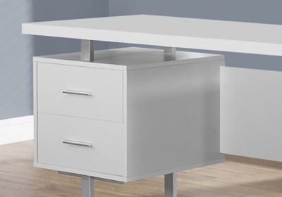 Image showing  Computer Desk, 60 in. L, Metal Legs